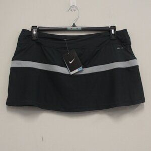 Nike Black Skirt with Silver Stripe